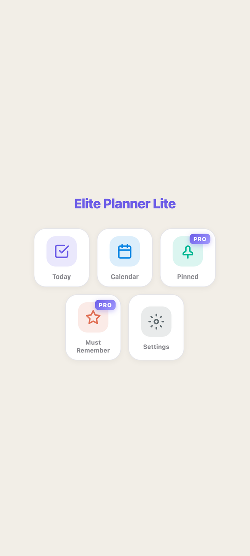 Elite Planner Lite for Android — Free