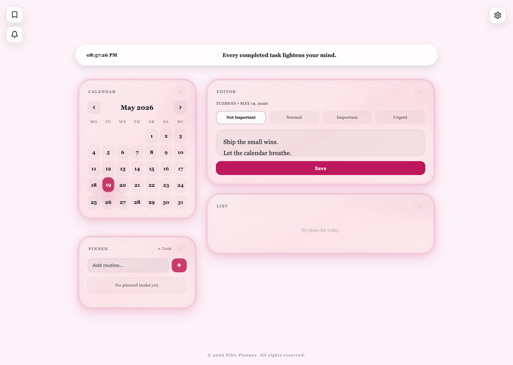 Elite Planner for Mac