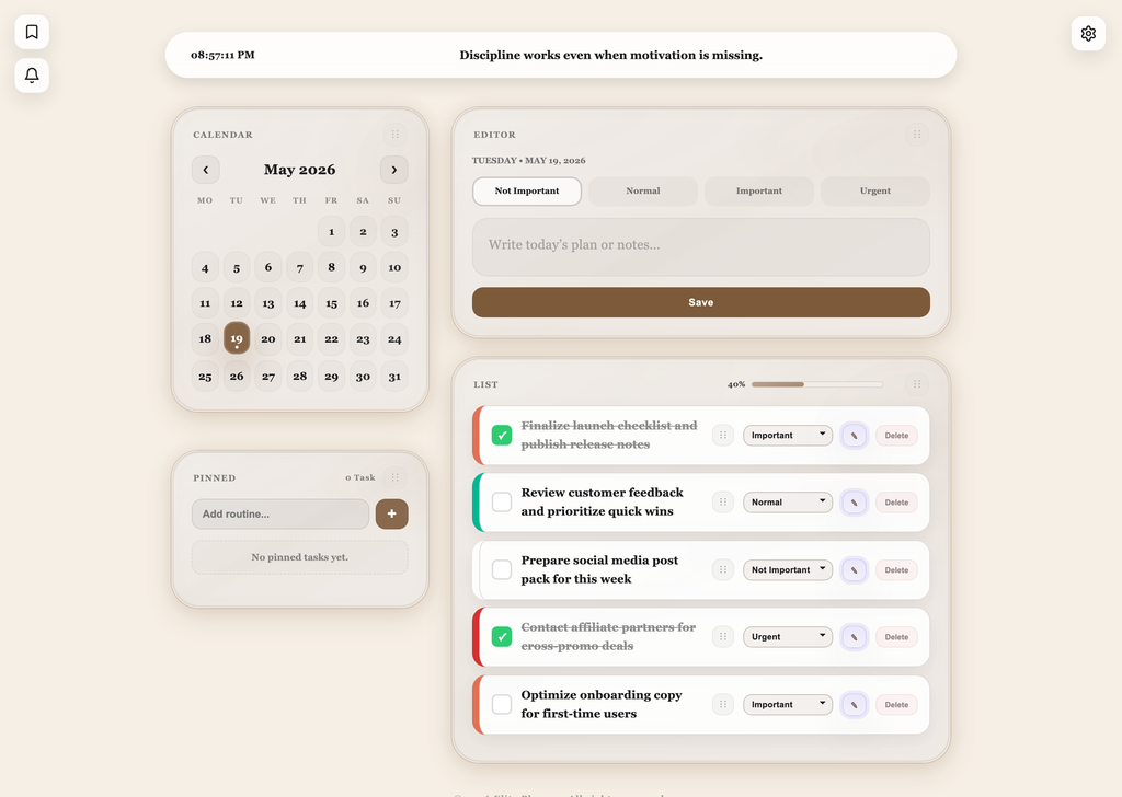 Elite Planner Lite for Mac - Free